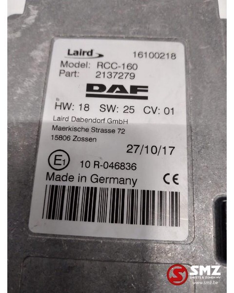 DAF Occ Ecu - DAF XF EURO 6 2137279 - Centralina electrónica para Camião: foto 2 DAF Occ Ecu - DAF XF EURO 6 2137279 - Centralina electrónica para Camião: foto 2