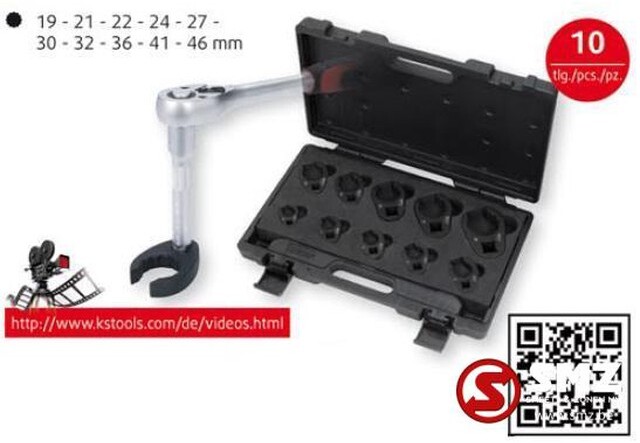 Diversen Open opsteekringsleutelset 19-46 MM 10PCS - Ferramenta automotiva: foto 2 Diversen Open opsteekringsleutelset 19-46 MM 10PCS - Ferramenta automotiva: foto 2