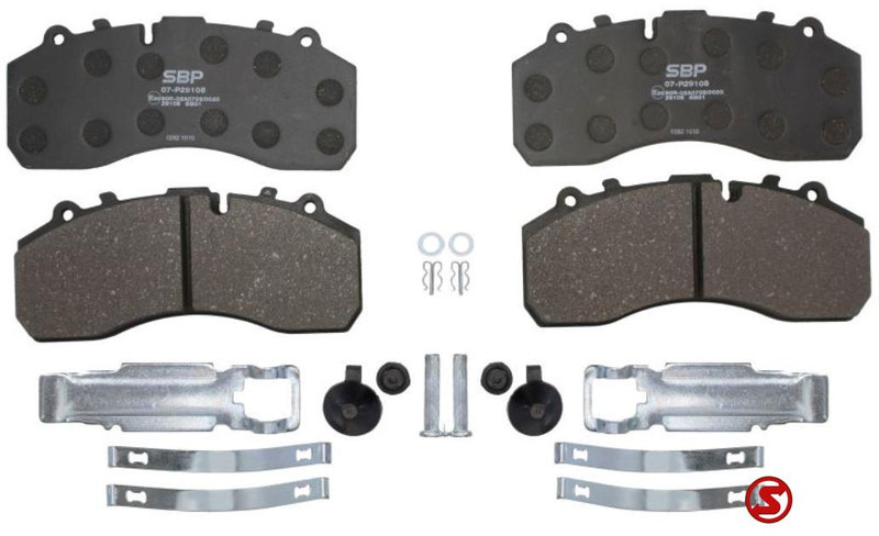 Diversen Remblok mercedes - daf - iveco WVA29108 - Pastilhas de freio para Camião: foto 1 Diversen Remblok mercedes - daf - iveco WVA29108 - Pastilhas de freio para Camião: foto 1