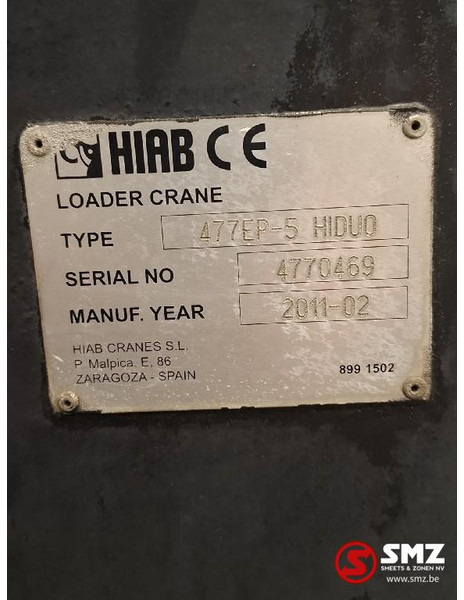 Hiab Occ Autolaadkraan Hiab 477-5 + radio - Lança: foto 5 Hiab Occ Autolaadkraan Hiab 477-5 + radio - Lança: foto 5