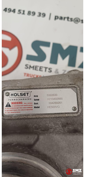 Iveco Occ turbocharger HE500VG F3AE3681 Cursor10 Iveco - Turbocompressor para Camião: foto 5 Iveco Occ turbocharger HE500VG F3AE3681 Cursor10 Iveco - Turbocompressor para Camião: foto 5