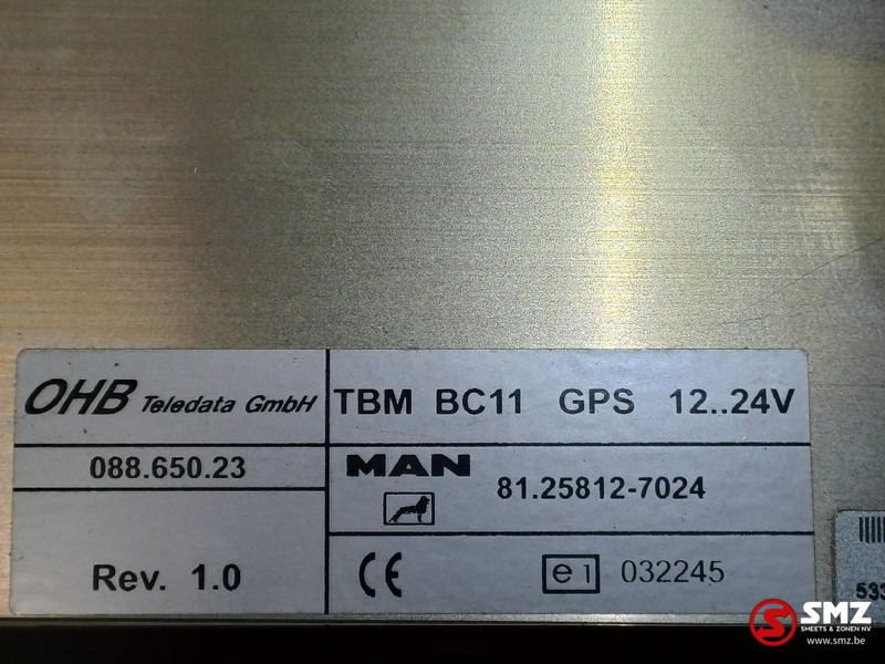 MAN Occ TBM BC11 GPS MAN - Sistema elétrico para Camião: foto 4 MAN Occ TBM BC11 GPS MAN - Sistema elétrico para Camião: foto 4