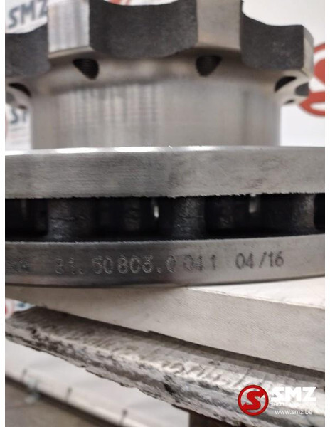 MAN Occ remschijf achter MAN TGA TGS TGX 81508030041 - Disco de freio para Camião: foto 3 MAN Occ remschijf achter MAN TGA TGS TGX 81508030041 - Disco de freio para Camião: foto 3