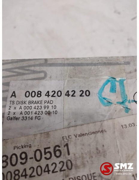Mercedes-Benz Set remblokken mercedes sprinter w909 a0084204220 - Pastilhas de freio para Camião: foto 2 Mercedes-Benz Set remblokken mercedes sprinter w909 a0084204220 - Pastilhas de freio para Camião: foto 2
