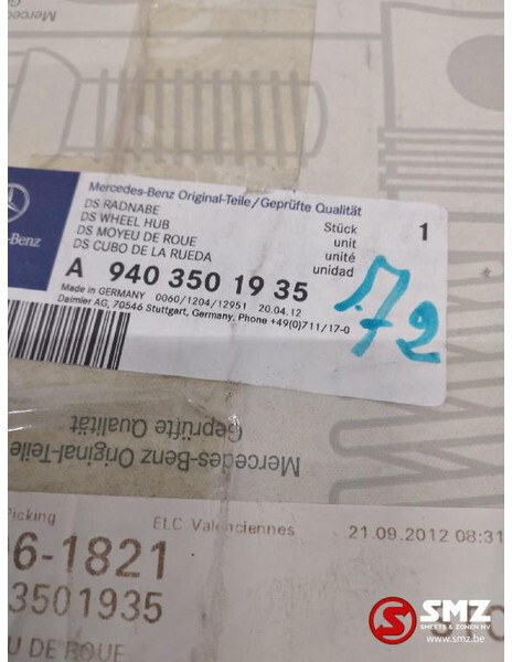 Mercedes-Benz Wielnaafreparatieset mercedes atego a9403501935 - Suspensão para Camião: foto 2 Mercedes-Benz Wielnaafreparatieset mercedes atego a9403501935 - Suspensão para Camião: foto 2