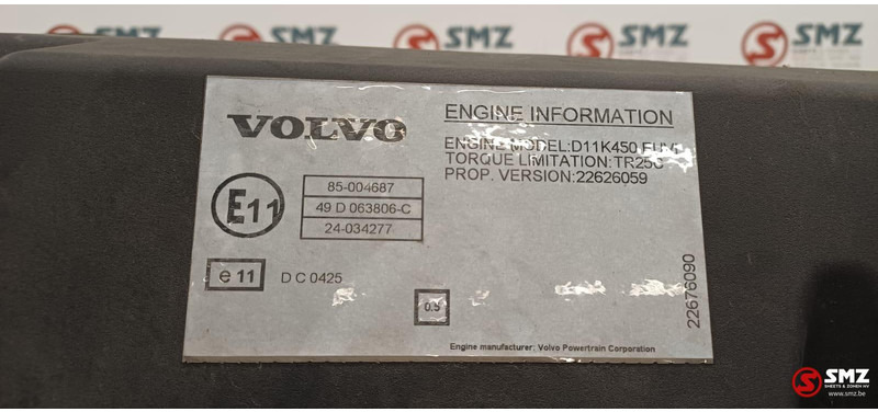 Volvo Occ motor D11K450 EUVI Volvo - Motor para Camião: foto 5 Volvo Occ motor D11K450 EUVI Volvo - Motor para Camião: foto 5