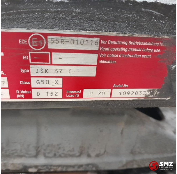 Quinta-roda para Camião jost Occ koppelschotel JSK37C + montageplaat Jost: foto 6 Quinta-roda para Camião jost Occ koppelschotel JSK37C + montageplaat Jost: foto 6