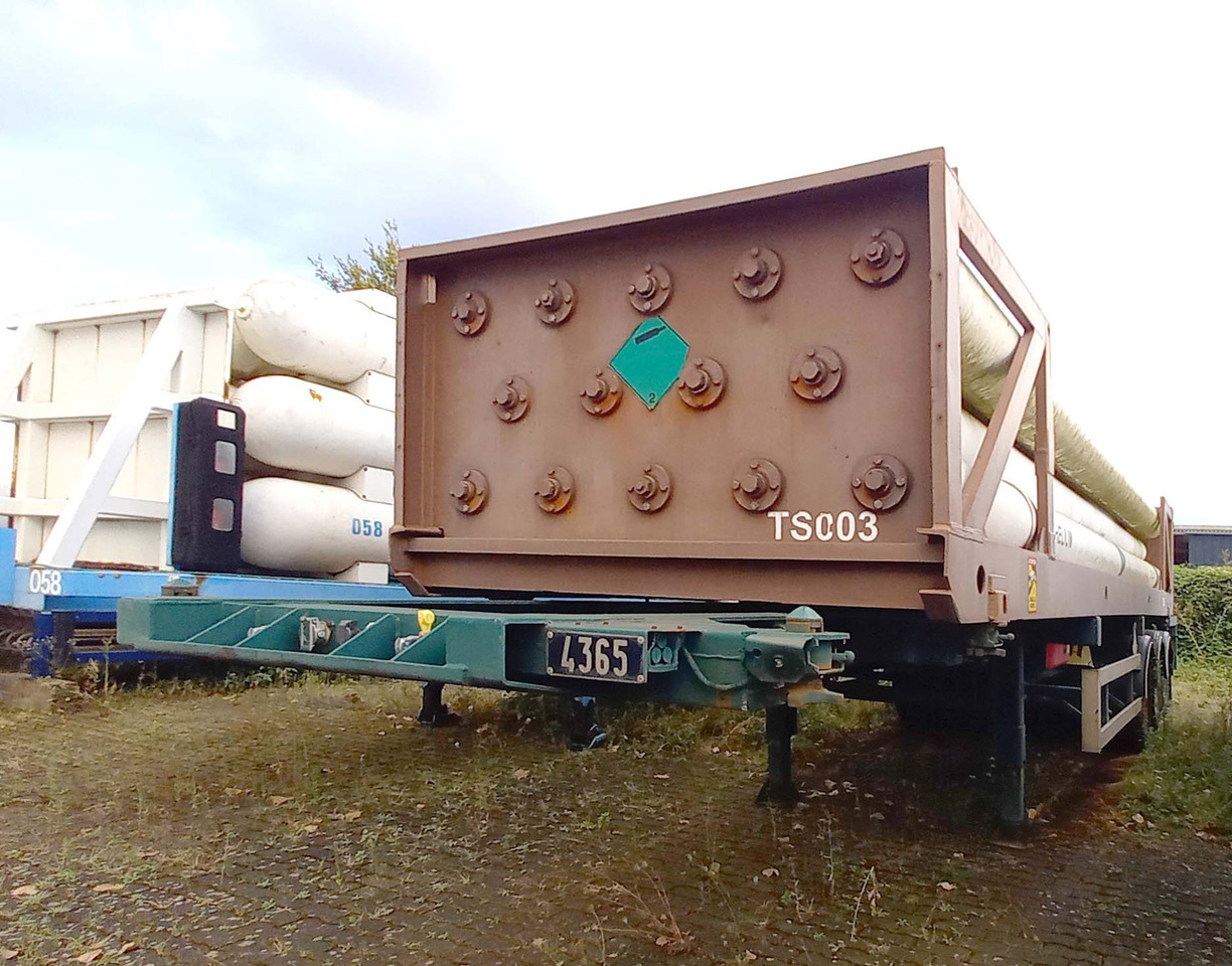 FRUEHAUF Gas, compressed helium, hydrogen, Wasserstoff, 196 bar - Semi-reboque cisterna: foto 2 FRUEHAUF Gas, compressed helium, hydrogen, Wasserstoff, 196 bar - Semi-reboque cisterna: foto 2