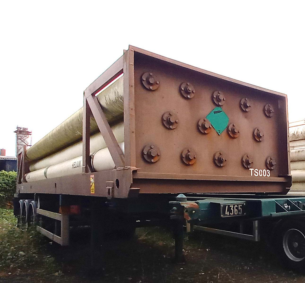 FRUEHAUF Gas tank tube semi-trailer used for compressed helium, hydrogen, Wasserstoff - Semi-reboque cisterna: foto 1 FRUEHAUF Gas tank tube semi-trailer used for compressed helium, hydrogen, Wasserstoff - Semi-reboque cisterna: foto 1