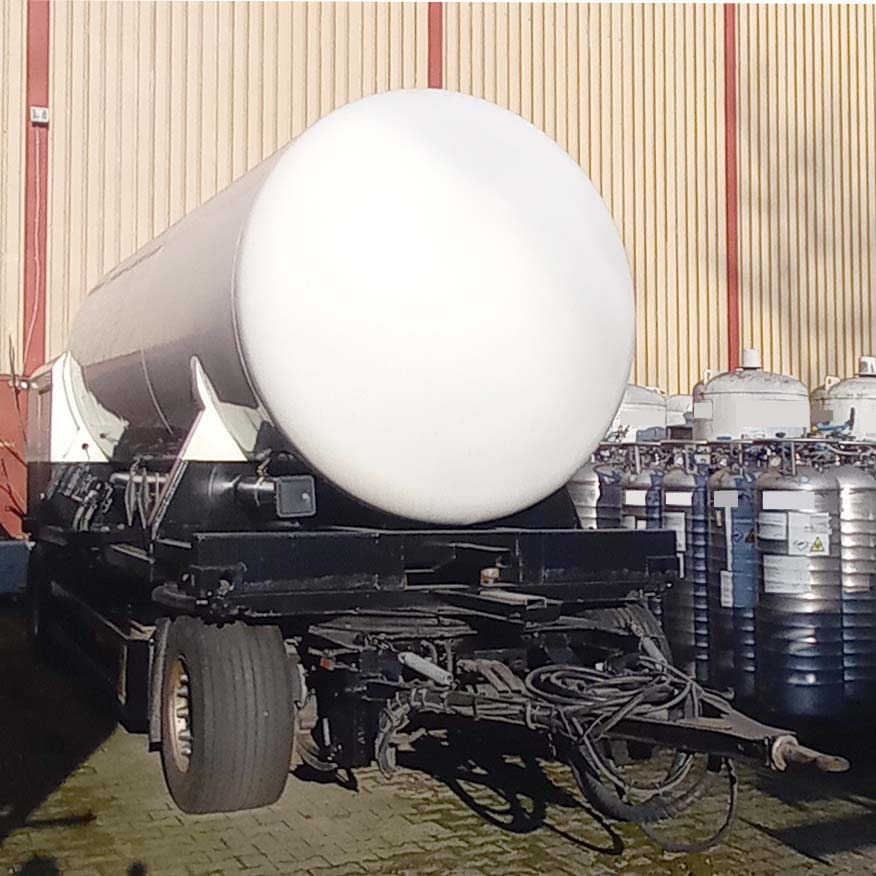 GOFA Gas tank trailer cryogenic used for oxygen, nitrogen, argon, gas. - Semi-reboque cisterna: foto 1 GOFA Gas tank trailer cryogenic used for oxygen, nitrogen, argon, gas. - Semi-reboque cisterna: foto 1