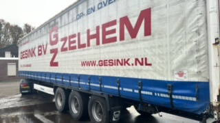 Krone Zijborden BPW trommel - Semi-reboque de lona: foto 2 Krone Zijborden BPW trommel - Semi-reboque de lona: foto 2