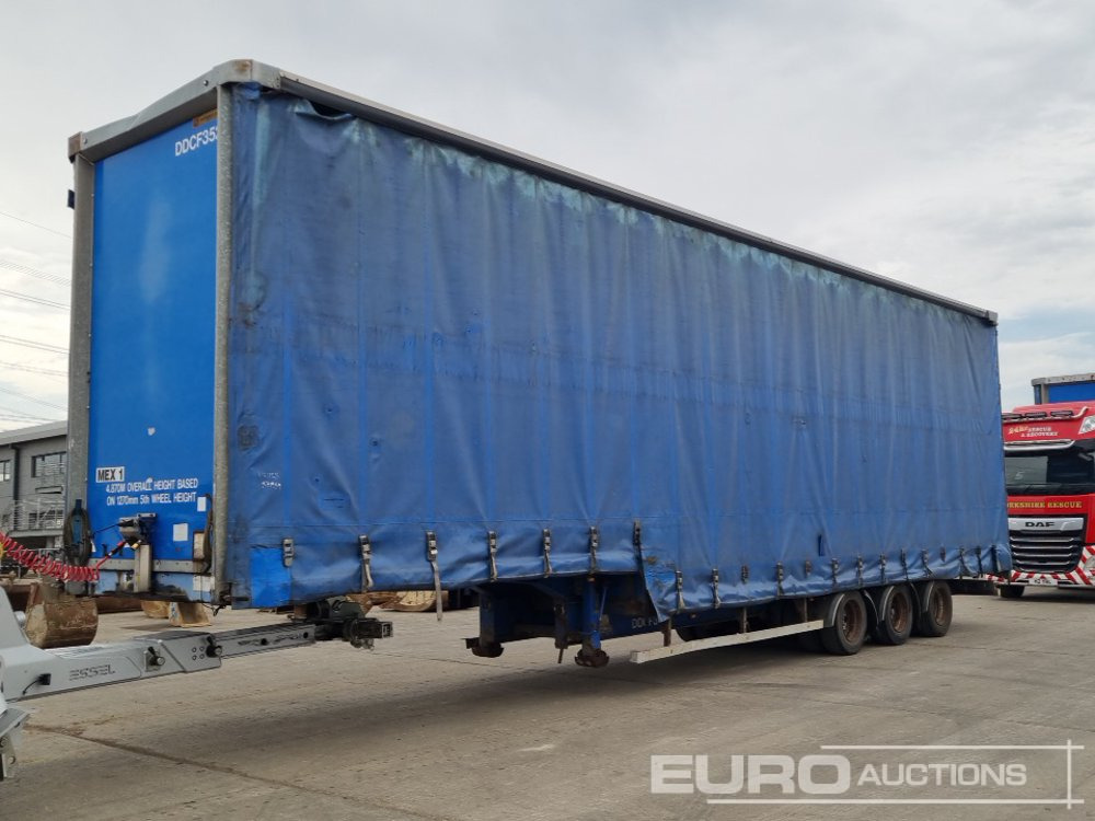 2007 SDC Trailer Tri Axle Double Deck Curtainsider Trailer - Semi-reboque de lona: foto 1 2007 SDC Trailer Tri Axle Double Deck Curtainsider Trailer - Semi-reboque de lona: foto 1