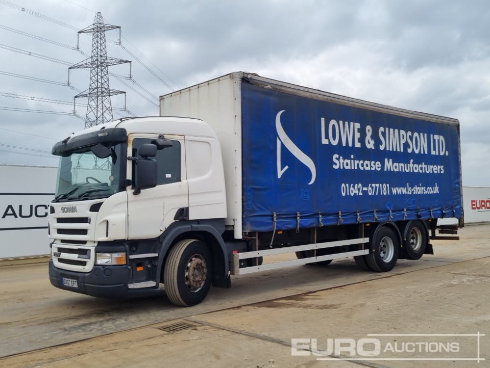 2007 Scania P270 - Camião de lona: foto 1 2007 Scania P270 - Camião de lona: foto 1