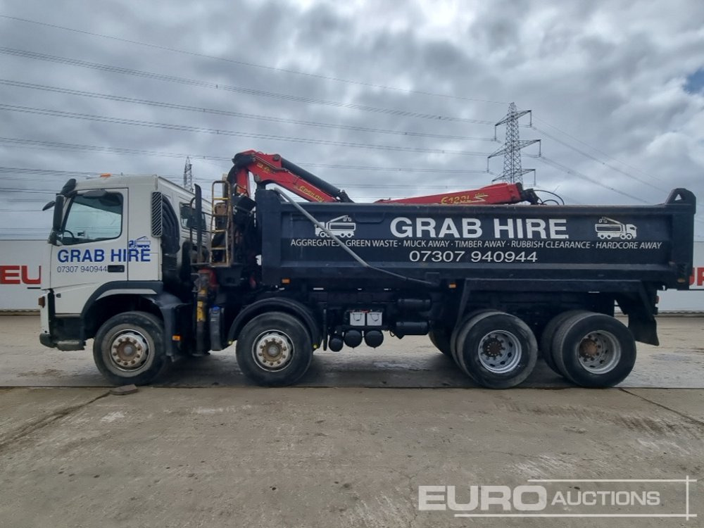 2008 Volvo FM - Camião basculante, Camião grua: foto 2 2008 Volvo FM - Camião basculante, Camião grua: foto 2