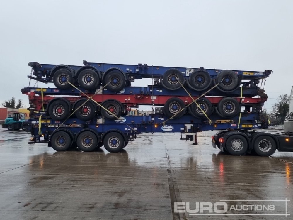 Semi-reboque chassi 2010 SDC Tri Axle Skeletal Tailer (5 of): foto 6