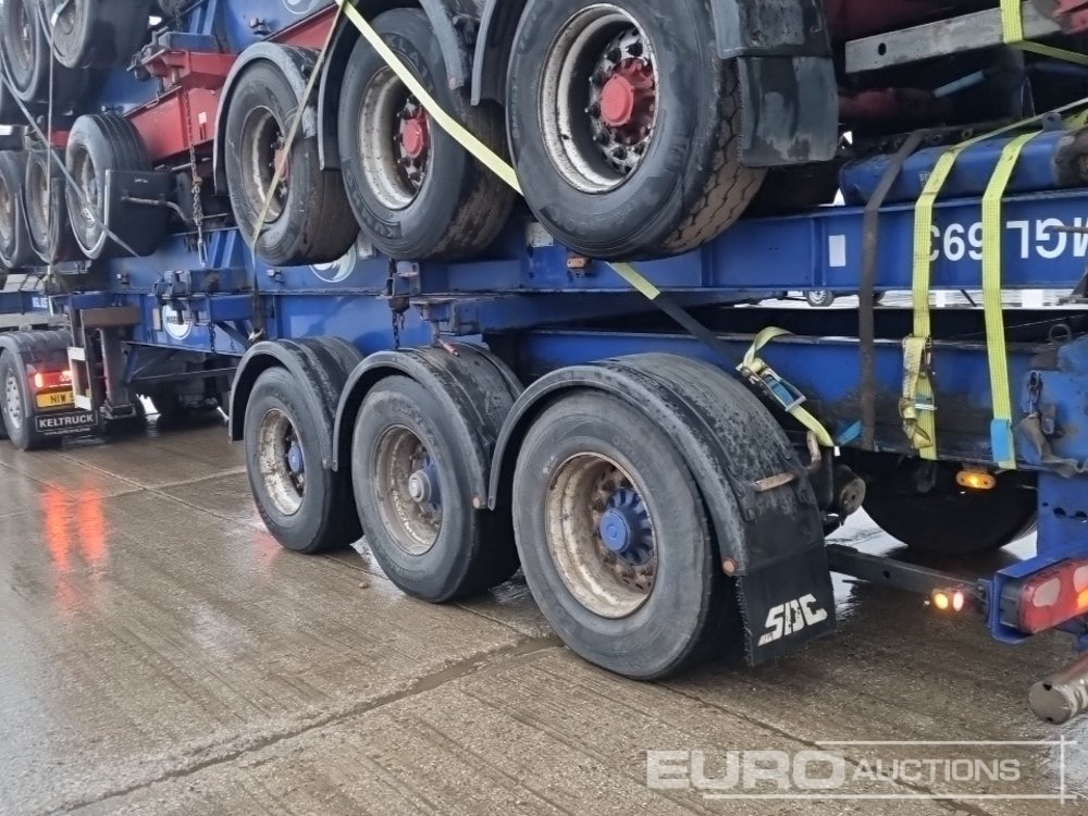 Semi-reboque chassi 2010 SDC Tri Axle Skeletal Tailer (5 of): foto 26