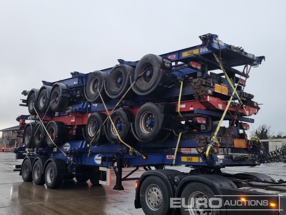 Semi-reboque chassi 2010 SDC Tri Axle Skeletal Tailer (5 of): foto 7