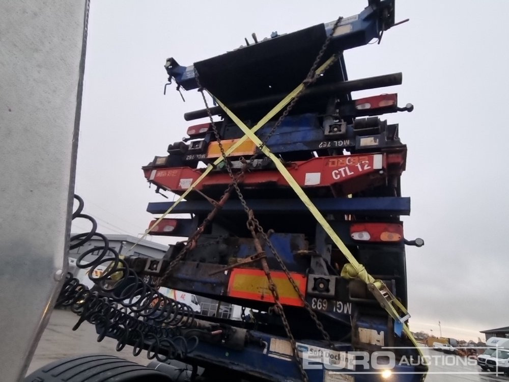 Semi-reboque chassi 2010 SDC Tri Axle Skeletal Tailer (5 of): foto 8