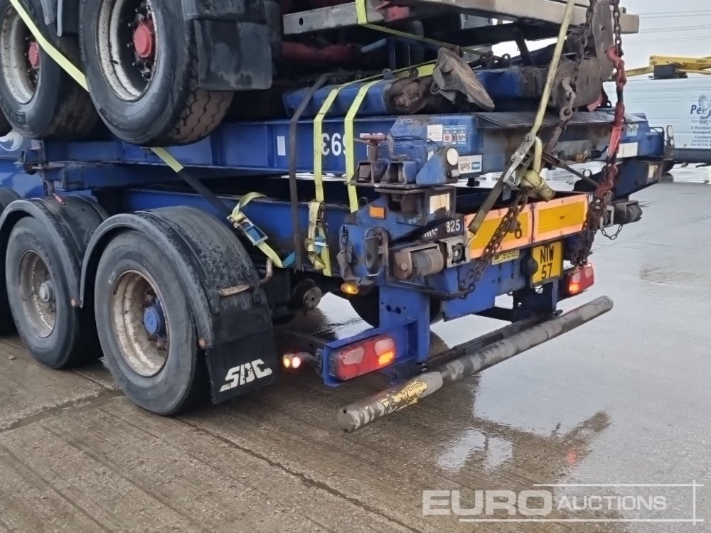 Semi-reboque chassi 2010 SDC Tri Axle Skeletal Tailer (5 of): foto 25