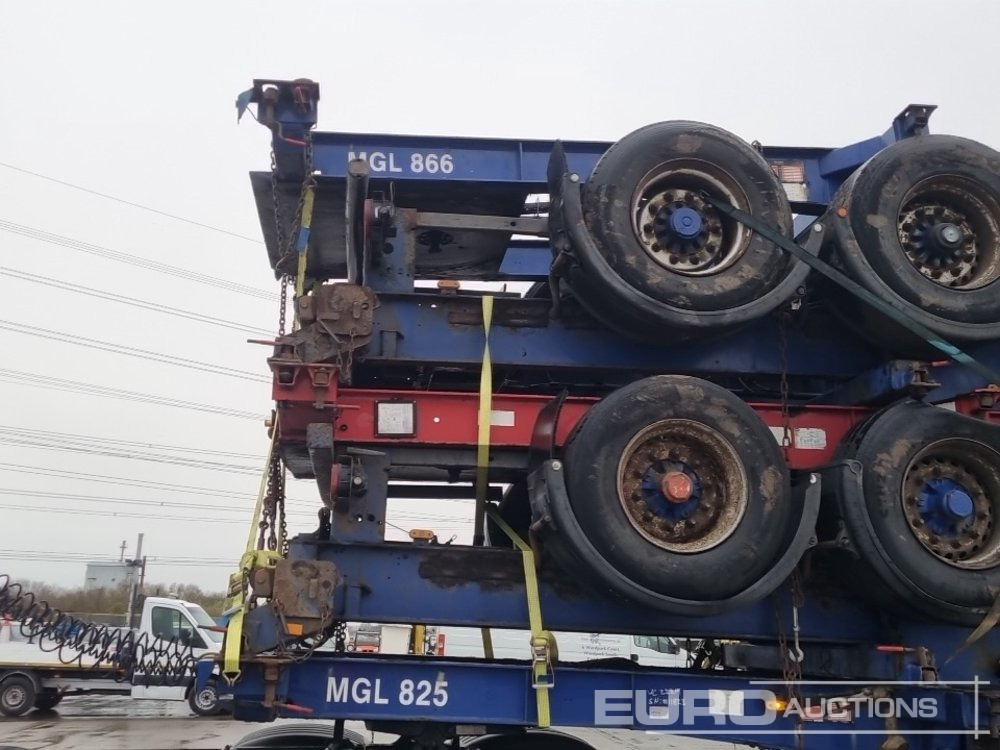 Semi-reboque chassi 2010 SDC Tri Axle Skeletal Tailer (5 of): foto 48