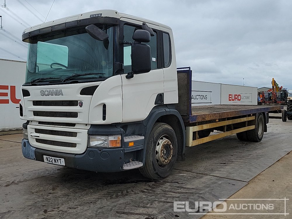 2010 Scania P230 - Camião de caixa aberta/ Plataforma: foto 1 2010 Scania P230 - Camião de caixa aberta/ Plataforma: foto 1