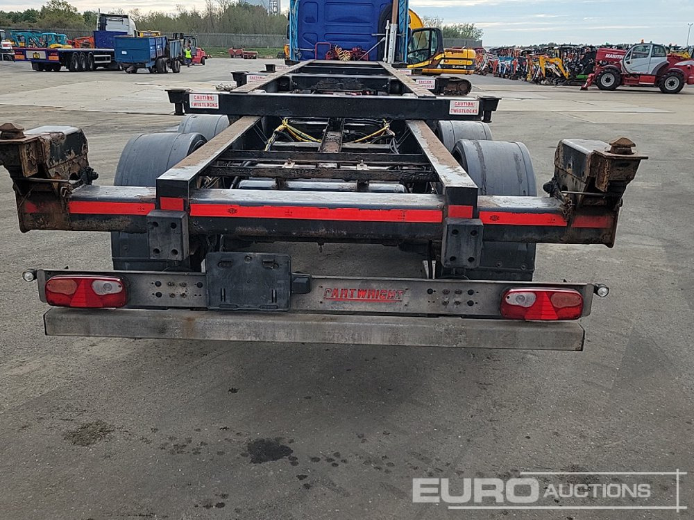 2013 Cartwright Tri Axle Skeleton Trailer, Twist & Lock - Semi-reboque plataforma/ Caixa aberta: foto 4 2013 Cartwright Tri Axle Skeleton Trailer, Twist & Lock - Semi-reboque plataforma/ Caixa aberta: foto 4