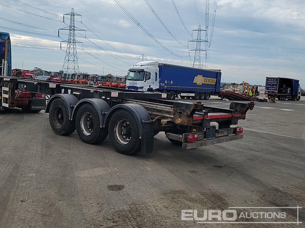 2013 Cartwright Tri Axle Skeleton Trailer, Twist & Lock - Semi-reboque plataforma/ Caixa aberta: foto 3 2013 Cartwright Tri Axle Skeleton Trailer, Twist & Lock - Semi-reboque plataforma/ Caixa aberta: foto 3