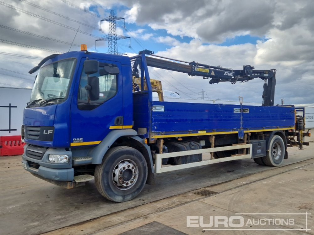 2013 DAF 55.220 - Camião de caixa aberta/ Plataforma: foto 1 2013 DAF 55.220 - Camião de caixa aberta/ Plataforma: foto 1