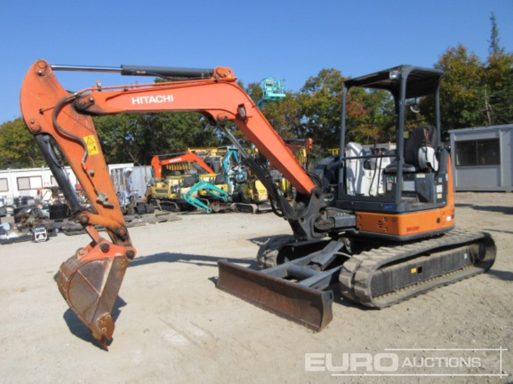2013 Hitachi ZX40U-5A Rubber Tracks, Blade, Offset, Piped - Mini escavadeira: foto 1 2013 Hitachi ZX40U-5A Rubber Tracks, Blade, Offset, Piped - Mini escavadeira: foto 1