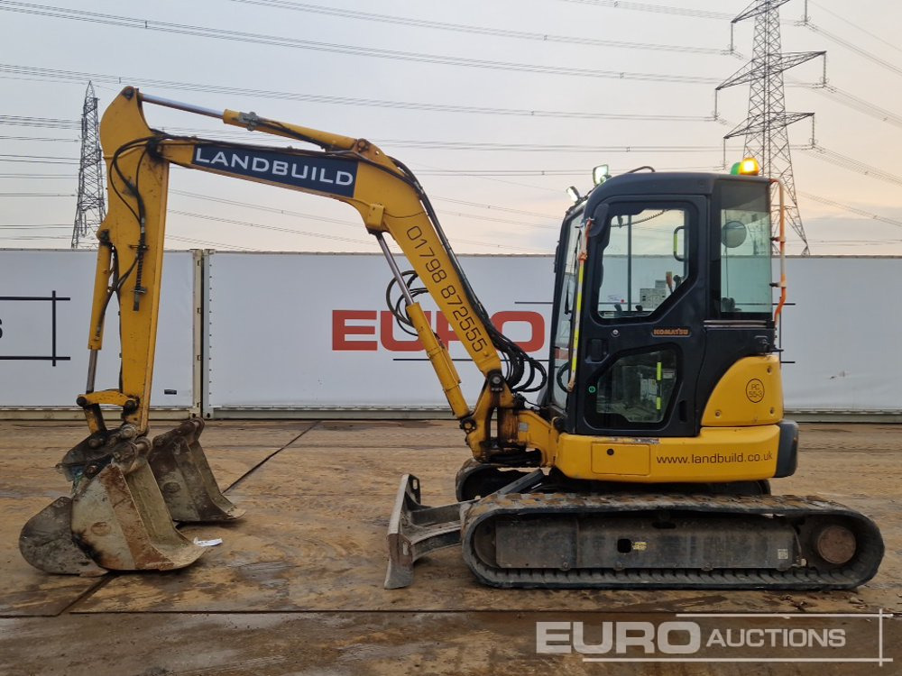 2013 Komatsu PC55MR-3 - Mini escavadeira: foto 2 2013 Komatsu PC55MR-3 - Mini escavadeira: foto 2