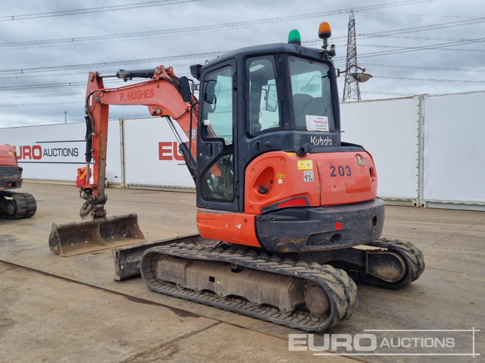 2013 Kubota U55-4 - Mini escavadeira: foto 3 2013 Kubota U55-4 - Mini escavadeira: foto 3