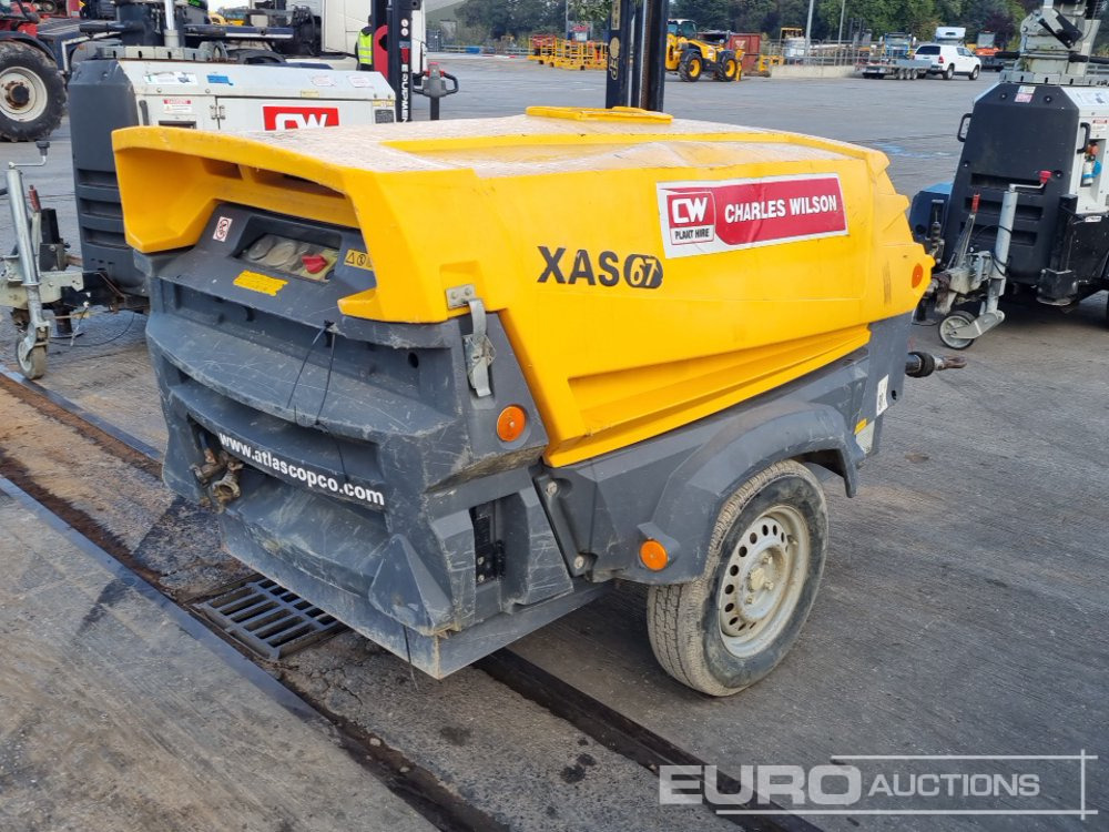 2014 Atlas Copco XAS67 - Compressor de ar: foto 5 2014 Atlas Copco XAS67 - Compressor de ar: foto 5