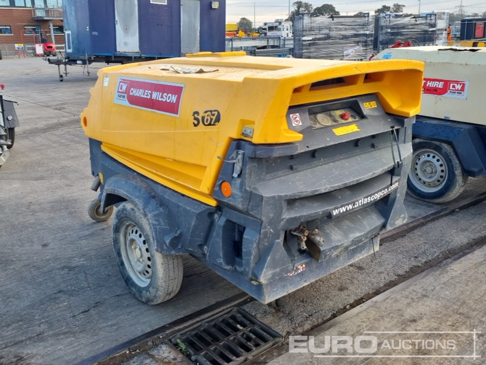 2014 Atlas Copco XAS67 - Compressor de ar: foto 3 2014 Atlas Copco XAS67 - Compressor de ar: foto 3