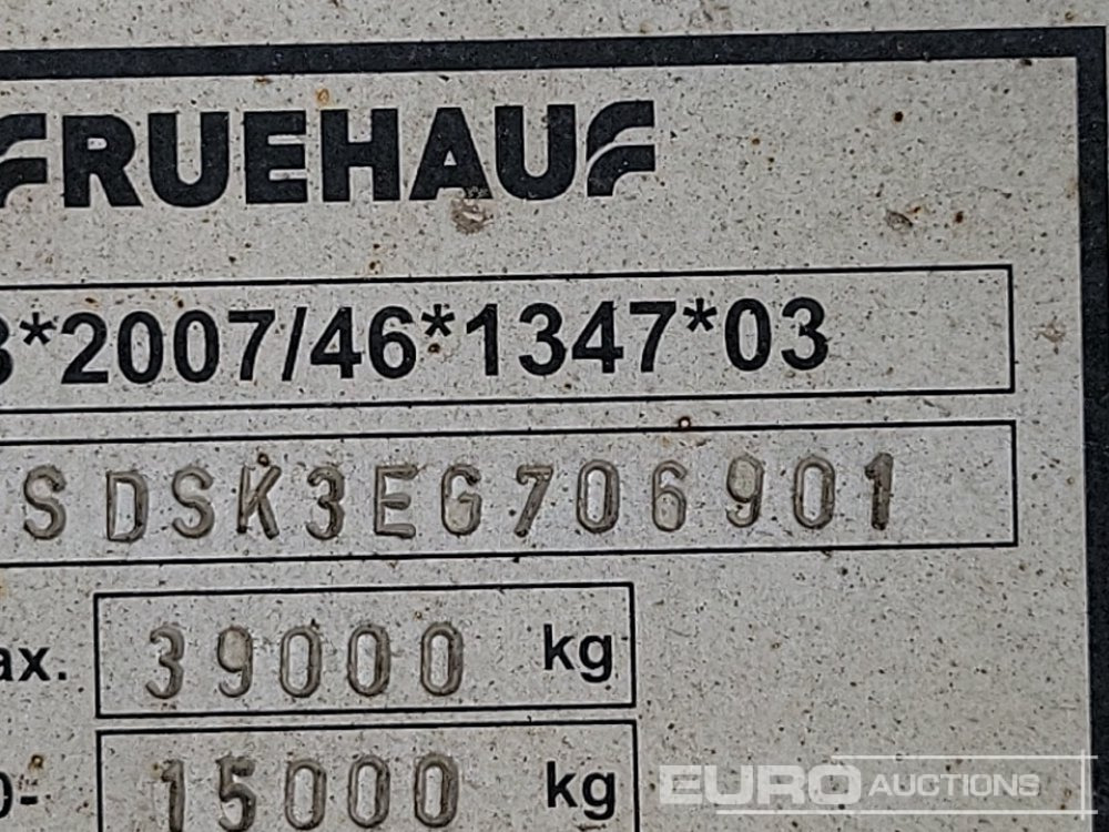 Semi-reboque basculante 2014 Fruehauf Tri Axle Bulk Tipping Trailer, Easy Sheet: foto 29