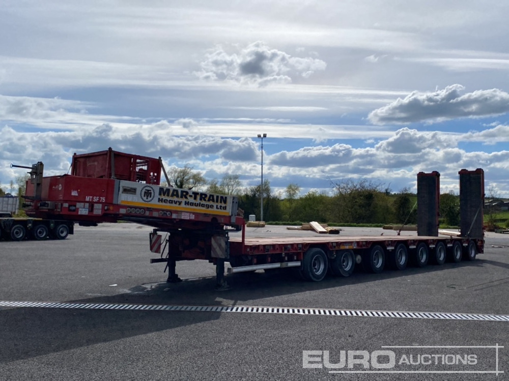 2014 Goldhofer 8 Axle Double Extending Stepframe Low Loader Trailer, Hydraulic Rear Steering, Hydraulic Ramps, Out Riggers, Extending To 24m, 2.75m Wide - Semi-reboque baixa: foto 1 2014 Goldhofer 8 Axle Double Extending Stepframe Low Loader Trailer, Hydraulic Rear Steering, Hydraulic Ramps, Out Riggers, Extending To 24m, 2.75m Wide - Semi-reboque baixa: foto 1