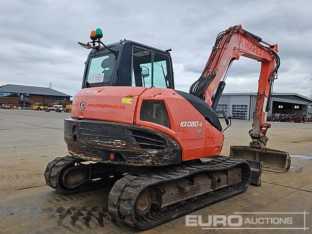 2014 Kubota KX080-4 - Mini escavadeira: foto 5 2014 Kubota KX080-4 - Mini escavadeira: foto 5