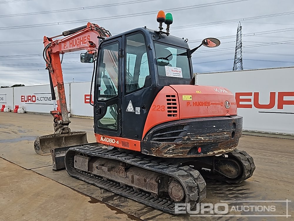 2014 Kubota KX080-4 - Mini escavadeira: foto 3 2014 Kubota KX080-4 - Mini escavadeira: foto 3