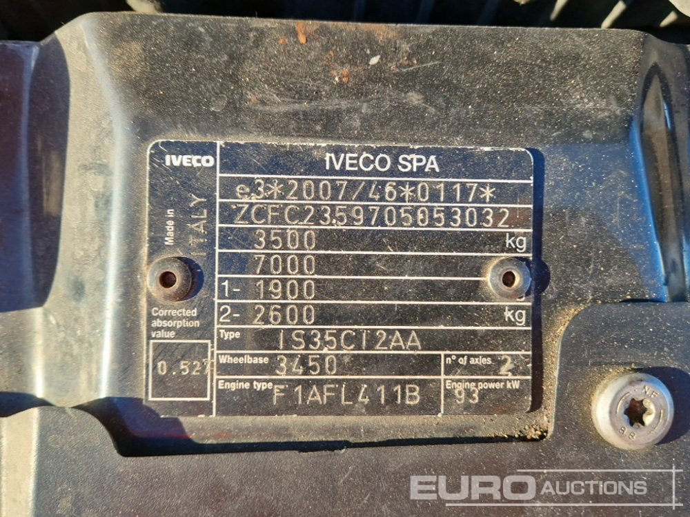 Carrinha de caixa aberta 2015 Iveco Daily 35C13: foto 33