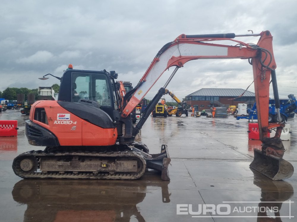 Mini escavadeira 2015 Kubota KX080-4: foto 6
