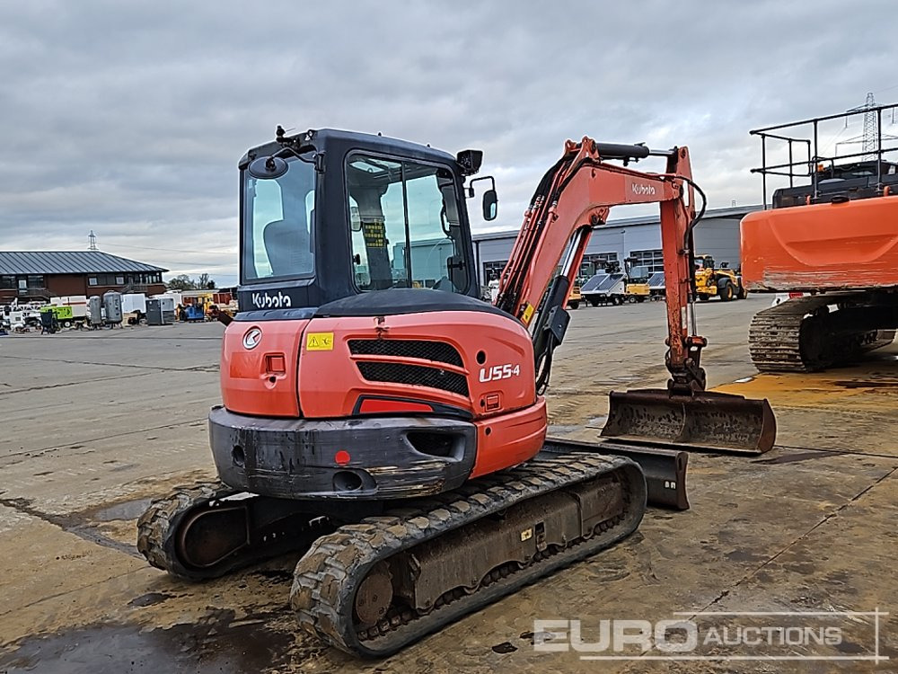 2015 Kubota U55-4 - Mini escavadeira: foto 5 2015 Kubota U55-4 - Mini escavadeira: foto 5