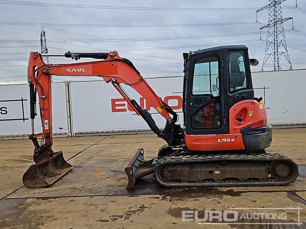 2015 Kubota U55-4 - Mini escavadeira: foto 2 2015 Kubota U55-4 - Mini escavadeira: foto 2