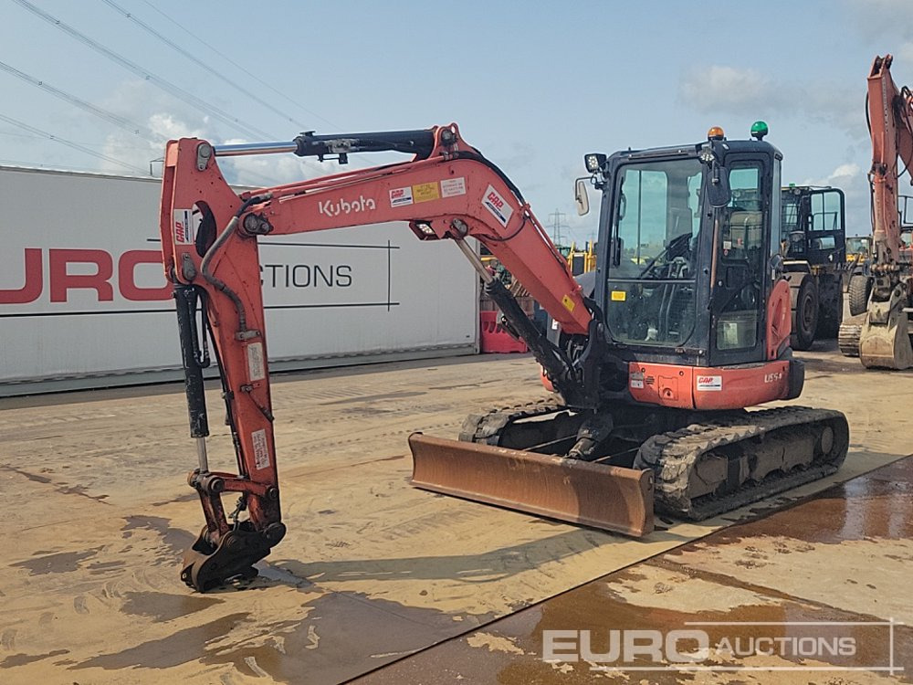 2015 Kubota U55-4 - Mini escavadeira: foto 1 2015 Kubota U55-4 - Mini escavadeira: foto 1