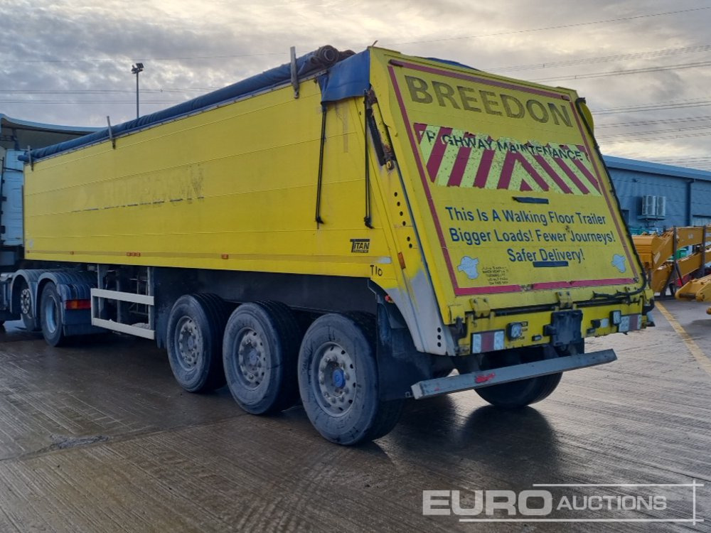 2015 Titan Tri Axle Bulk Walking Floor Trailer, Front Lift Axle, Easy Sheet - Semi-reboque piso móvel: foto 3 2015 Titan Tri Axle Bulk Walking Floor Trailer, Front Lift Axle, Easy Sheet - Semi-reboque piso móvel: foto 3