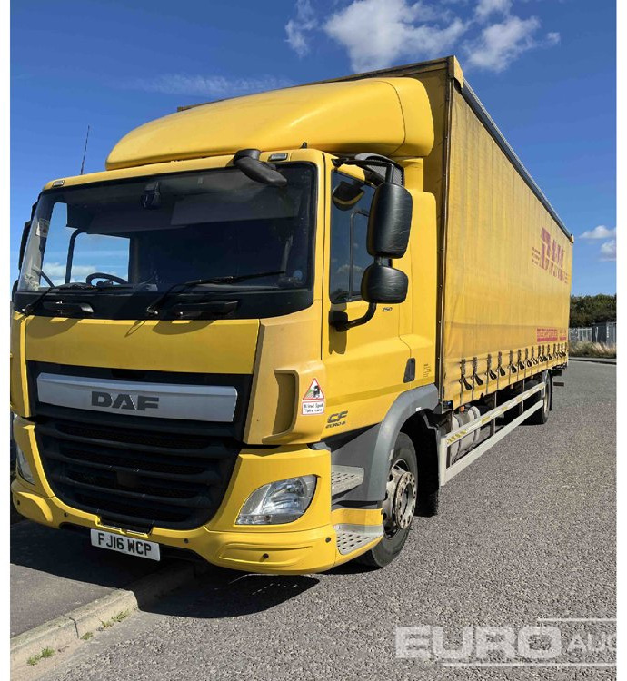 2016 DAF CF250 - Camião de lona: foto 1 2016 DAF CF250 - Camião de lona: foto 1