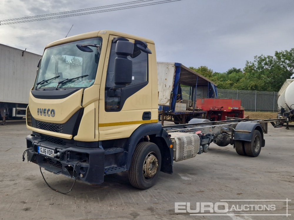 2016 Iveco 4x2 Chassis Cab, Automatic Gearbox (Non Runner, Parts Missing) - Camião chassi: foto 1 2016 Iveco 4x2 Chassis Cab, Automatic Gearbox (Non Runner, Parts Missing) - Camião chassi: foto 1