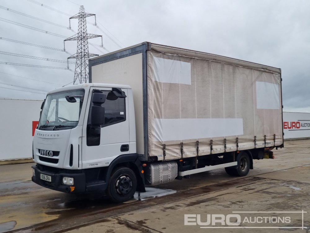 2016 Iveco 75E16 - Camião de lona: foto 1 2016 Iveco 75E16 - Camião de lona: foto 1