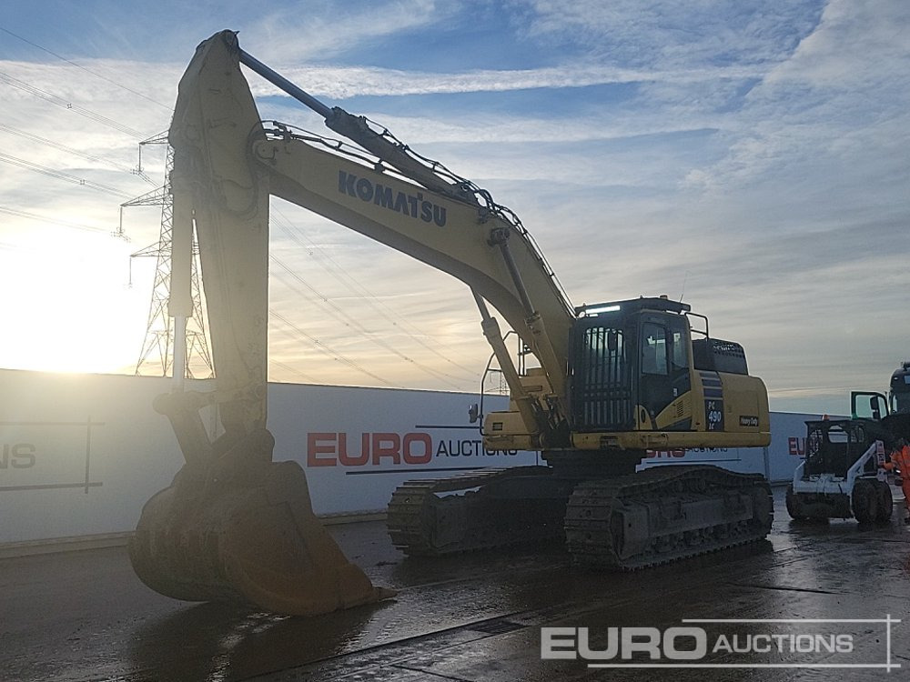 2016 Komatsu PC490LC-10 - Escavadora de rastos: foto 1 2016 Komatsu PC490LC-10 - Escavadora de rastos: foto 1
