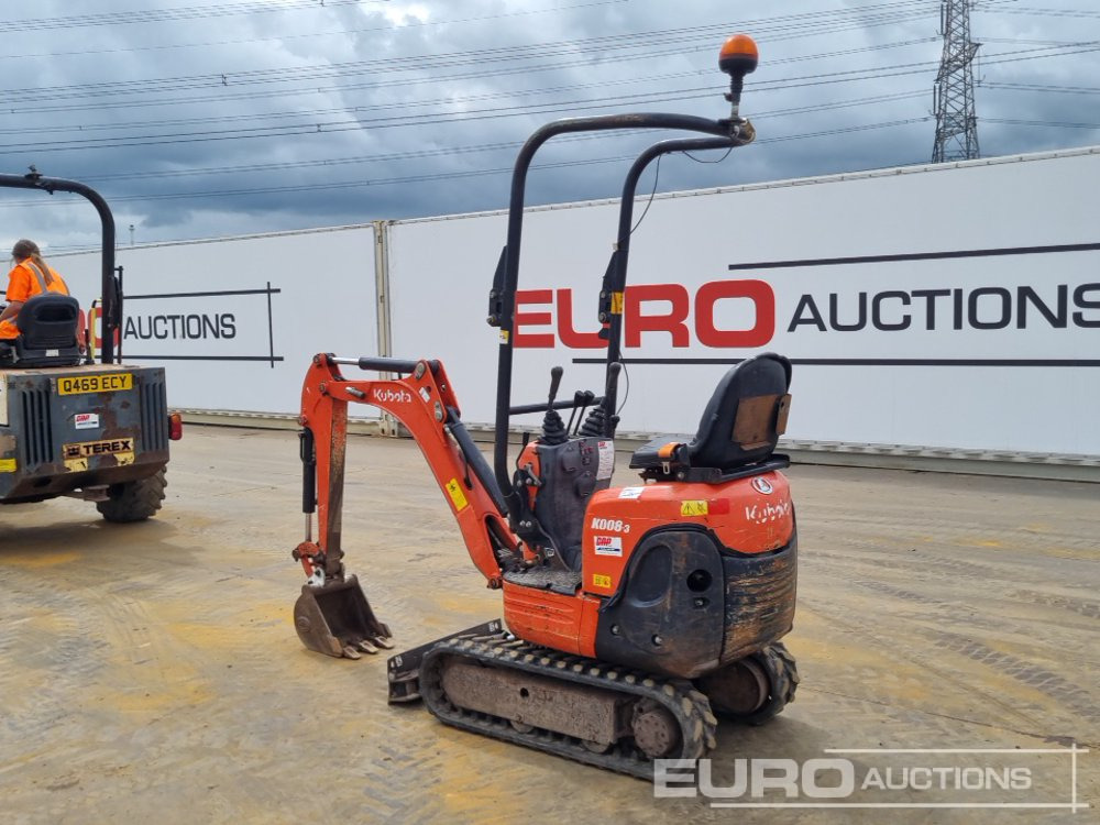 2016 Kubota K008-3 - Mini escavadeira: foto 3 2016 Kubota K008-3 - Mini escavadeira: foto 3