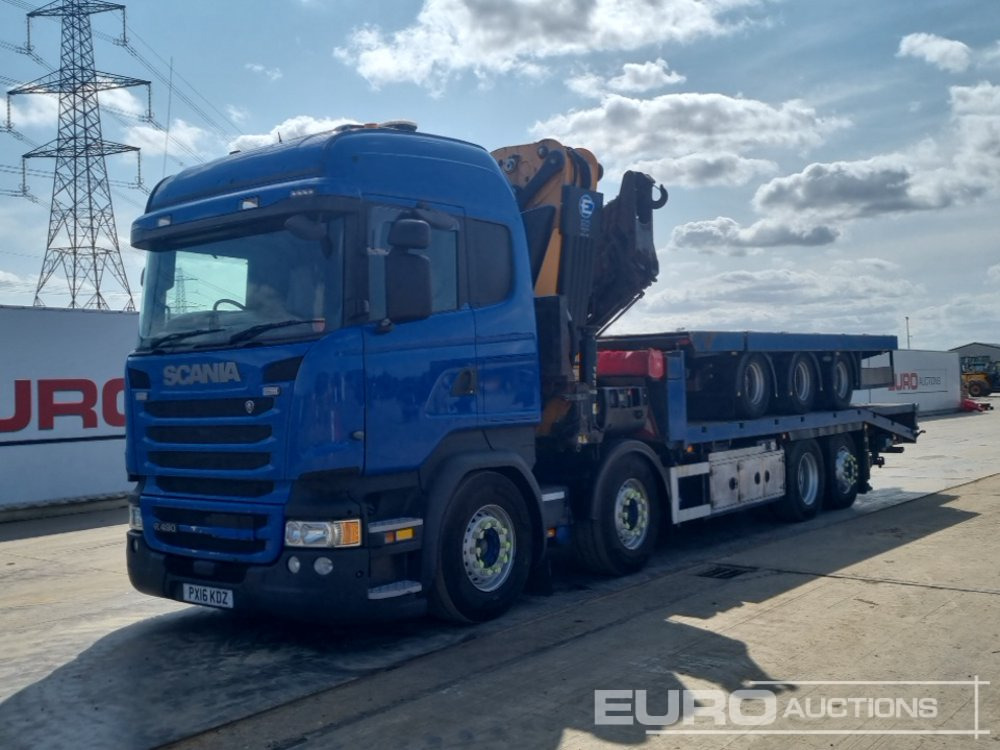2016 Scania R490 - Camião de caixa aberta/ Plataforma: foto 1 2016 Scania R490 - Camião de caixa aberta/ Plataforma: foto 1