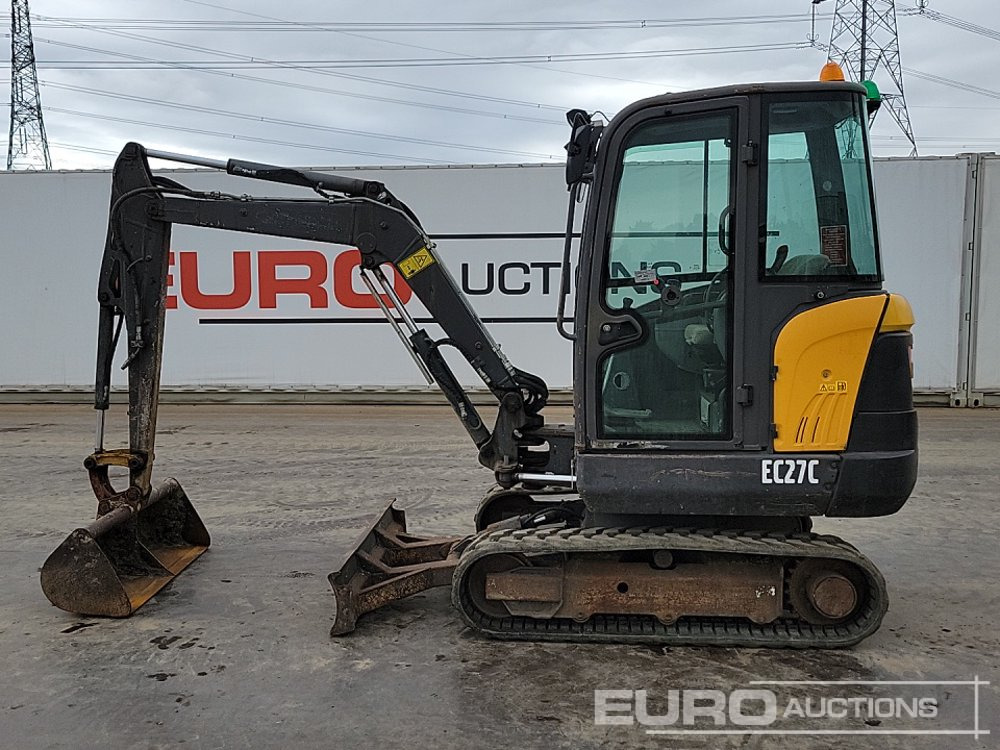 2016 Volvo EC27C - Mini escavadeira: foto 2 2016 Volvo EC27C - Mini escavadeira: foto 2